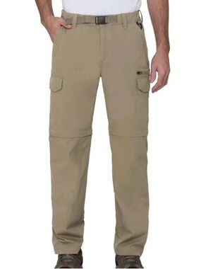 NWT BC Clothing Co Men's Convertible Cargo Pants/Shorts XXL x 29